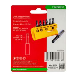 S/d Insert Bit Set 25mm 7pce